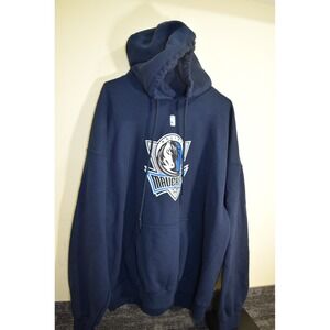 NBA Exclusive Collection Dallas Mavericks Hoodie Navy Blue Mens XL Sweatshirt